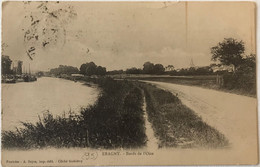 Val D'Oise - Eragny - Bords De L'Oise - Carte Postale Pour Avignon (Vaucluse) - 10 Octobre 1924 - Eragny