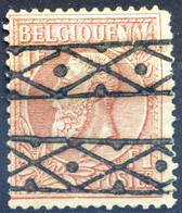 Belgique COB N°51 Oblitéré Roulette - (F2133) - 1884-1891 Leopoldo II