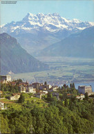 1126939  Glion-sur-Montreux Et Vue Sur Villeneuve - Ilanz/Glion