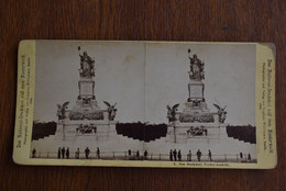 Photo Stereoscopic Stereoscopy Niederwalddenkmal 1884 S. Jacops Coln Koln - Visionneuses Stéréoscopiques