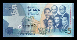 Ghana 5 Cedis 2015 Pick 38f SC UNC - Ghana