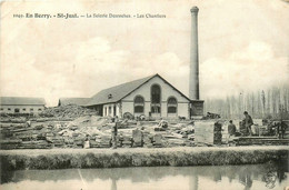 St Just * La Scierie Desroches * Les Chantiers * Métier Bois * Usine Cheminée - Autres & Non Classés