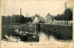 Lille * Le Pont De La Barre * Péniche Batellerie - Lille