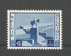 939-V2 **  (MNH)   4F + 2F Monument  "Premier 'E' De BELGIE Attaché Au Cadre - 1931-1960