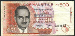 MAURITIUS  P45 500 RUPEES 1998  #BA Signature 6 VF - Mauritius