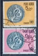 Pérou  1970  YT N°PE A257-58 UNICEF - O - Peru