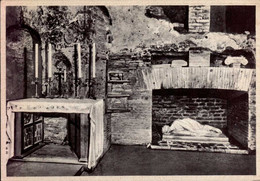 ROME   ( ITALIE )  CATACOMBE DI S. CALLISTO .  CRYPTE DE STE-CECILE _ CRYPTE DES PAPES  ( LOT DE 2 CARTES ) - Musées