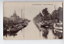 422 - BRUXELLES - Canal De Willebroeck   *Grand Bazar Anspach, éditeur* - Maritiem