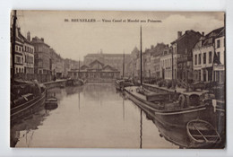 423 - BRUXELLES - Vieux Canal Et Marché Aux Poissons   *Grand Bazar Anspach, éditeur* - Navigazione