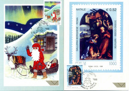 1999 Cartolina Maxi POSTE ITALIANE Natale - Maximum Cards