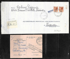 Italia/Italy/Italie: Lotto Di 6 Documenti Postali, Lot Of 6 Postal Documents. Loto Di 6 Documents Postaux - Lotti E Collezioni