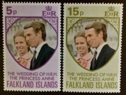Falkland Islands 1973 Royal Wedding MNH - Falklandinseln