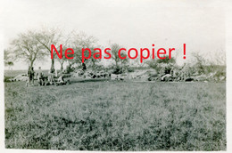 PHOTO FRANÇAISE - 54e RAC EN POSITION A SAINT GERMAINMONT PRES DE ASFELD - CHATEAU PORCIEN ARDENNES - GUERRE 1914 1918 - 1914-18
