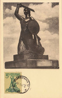 AD 06 - Maximum Card - Warsaw - Monument To The Mermaid - Maximumkaarten