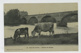 PONT DE L'ARCHE - Chemin De Halage (vaches Au Pâturage ) - Pont-de-l'Arche