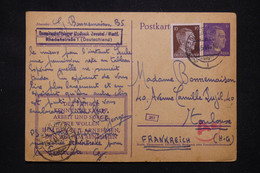 ALLEMAGNE - Entier Postal + Complément De Gladbeck Pour La France En 1944 Avec Cachets De Contrôle - L 115579 - Brieven En Documenten