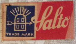 VINTAGE RAZOR BLADES ZILETI VEICOLI FAHRZEUGE SALTO TRADE MARK - Lamette Da Barba