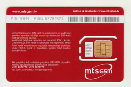 LATVIA Master Telecom(MTS) GSM SIM MINT - Letonia