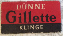 VINTAGE RAZOR BLADES ZILETI VEICOLI FAHRZEUGE DÜNNE GOLETTE KLINGE - Hojas De Afeitar