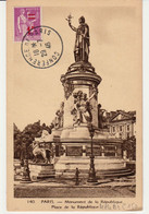 3 CARTES  MAXIMUM FRANCE N° Yvert 480 +481+ 484(Paix) Obl Sp Conférence De Paris (Monument De La République) - 1940-49