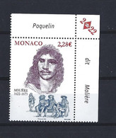 Monaco: Nouv. 2022 - Molière - Unused Stamps