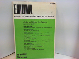 Emuna - Horizonte Zur Diskussion über Israel Und Das Judentum. 8 Jahrgang  Nr. 6 Nov / Dez 1973 - Autres & Non Classés