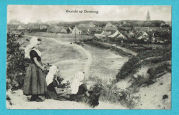 * Domburg (Zeeland - Nederland) * Gezicht Op Domburg, Animée, Enfants, Duinen, Dunes, église, Kerk, Old - Domburg