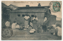 CPA - CASABLANCA (Maroc) - Femmes De Tirailleurs Sénégalais Au Camp - Casablanca