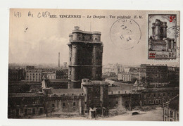 Carte-Maximum-avec-n°-491-Vincennes-obliter 11/11/44 - 1940-49