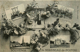 Mirebeau De Poitou * Souvenir Du Village * Cpa 5 Vues - Mirebeau