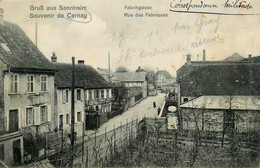 Gruss Aus Sennheim , Souvenir De Cernay * Fabrikgasse , Rue Des Fabriques - Cernay
