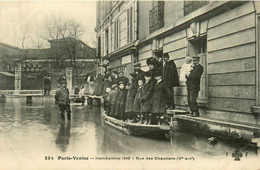 Paris 5ème * Venise * Inondations 1910 * La Rue Des Chantiers * Inondé Crue - Distrito: 05