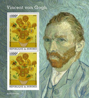 Burundi 2022, Art, Van Gogh, Block - Nuevos