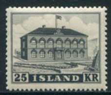 ICELAND 1952 Parliament 25 Kr.definitive MNH/**.  Michel 277; SG 308 - Ongebruikt