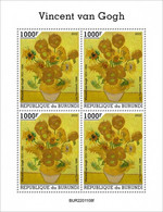 Burundi 2022, Art, Van Gogh, Sheetlet - Unused Stamps