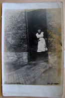 CP. 4901. Kempen. Rhein Le 20-II.1921. Photo D'une Femme Devant Sa Maison - Viersen