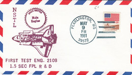 COVER US 18c - NSTL - FIRST TEST ENG. 2108 - PARLINGTON MAY 9 1981    /3 - Sonstige & Ohne Zuordnung