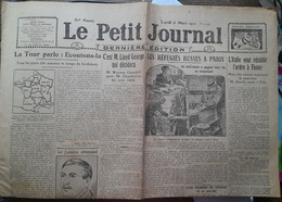 Quotidien Le Petit Journal 6 Mars 1922 Peter Gruppen Le Landru Allemand Les Refugiés Russes A Paris - Le Petit Journal