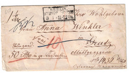 1850 (ca.), Bar Frankeriter Wertbrief Ab "BERLIN STADTPOST EXPED. VIII" - Briefe U. Dokumente