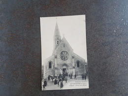 78 LOUVECIENNES L'EGLISE SORTIE DE LA MESSE 1921 - Louveciennes