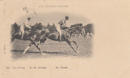 CPA (hippisme)LES COURSES PLATES Les Jockeys A E DODGE  W PRATT - Hippisme