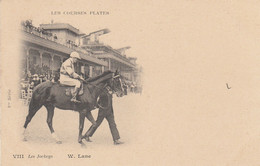 CPA (hippisme)LES COURSES PLATES Les Jockeys   W LANE    (btheme2) - Hippisme