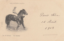 CPA (hippisme)LES COURSES PLATES Les Jockeys   A CARTER   (btheme2) - Hippisme