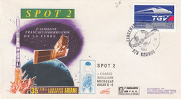 SPOT 2 - 35e TIR  LANCEUR EUROPEEN ARIANE  - KOUROU 21.1.1990  /4 - Other & Unclassified