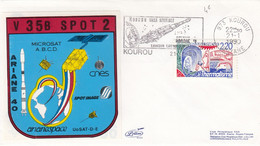 ARIANE 40 - V 35B SPOT 2 - KOUROU 21.1.1990  /4 - Other & Unclassified