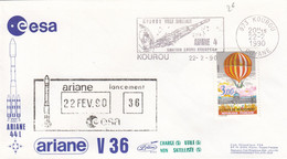 ESA - ARIANE 44L - 22.02.1990 V 36 - KOUROU    /4 - Other & Unclassified