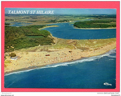 CP (Réf: T-733) TALMONT- SAINT-HILAIRE (85 VENDÉE) Plage Du Veillon, Forêt Et Pointe Du Payré, Vue Aérienne - Talmont Saint Hilaire