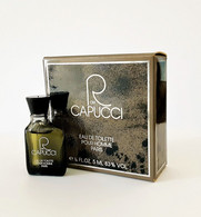 Miniatures De Parfum R De CAPUCCI   EDT Pour Homme   5 Ml + Boite - Miniatures Hommes (avec Boite)