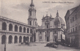 LORETO (ANCONA) - CARTOLINA - BASILICA E PIAZZA DELLA MADONNA - Ancona