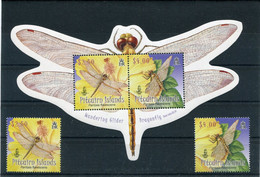 Pitcairn - Block Nr. 53 Und Mi.Nr. 783 / 784 - "Libellen" ** / MNH (aus Dem Jahr 2009) - Pitcairneilanden